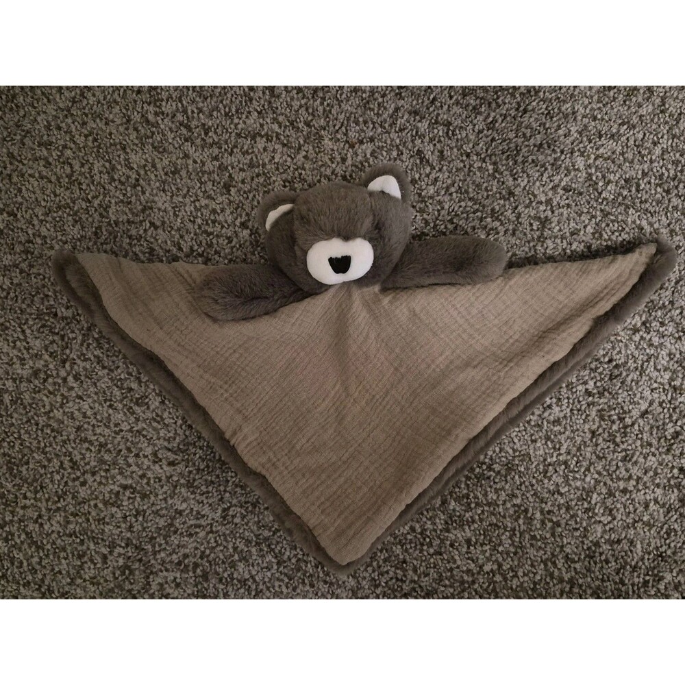 Stephan Baby Cuddle Bud Brown Bear Blankie 11" inches blanket/toy